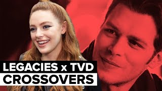 Legacies Cast Reveals Dream Vampire Diaries Crossovers [upl. by Melmon]