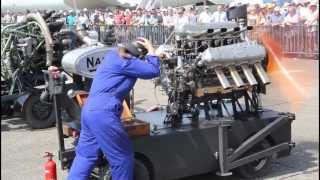 NAPIER LION 1924  at Duxford 2013 IWM [upl. by Adnilema]