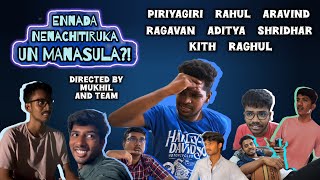 Ennada Nenachitiruka Un Manasula ENUM  A Short Film by Xiphoiders23  Madurai Medical College [upl. by Irneh31]