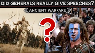 Did Generals Really Give Battle Speeches DOCUMENTARY [upl. by Ayocal117]