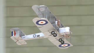 Vickers Vimy British Heavy Bomber  Graham Smith  BMFA Indoor Scale Nationals 2023 [upl. by Eekaz827]