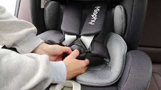 Miophy ISize Baby Car SeatZA07i Install Video [upl. by Isolda255]