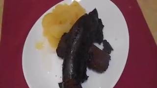 Recette Boudin Noir à la Compote de Pommes [upl. by Belen]