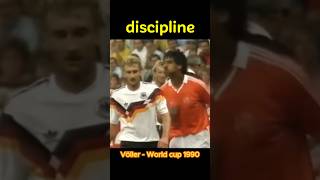 Rijkaard spitting at Voller  1990 World 🙋🏻‍♂️ Cup football worldcup germany [upl. by Narhet476]