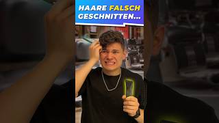 Wenn ich Friseur wäre 💇‍♂️ youtube viral comedy subscribe funny tiktok shorts video [upl. by Ahsinra]