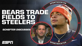 Justin Fields traded to Steelers 🏈 Schefter has the details  SportsCenter [upl. by Dolores]