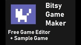 Bitsy Game Maker  Game Editing Tool  Review and Sample Game [upl. by Pattie]