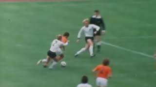 Legendary solo Cruyff 14 and goal Neeskens 13 in 1st minute final WorldCup74 [upl. by Newman]