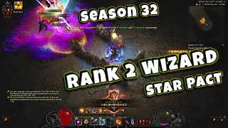 Diablo 3 Rank 2 Wizard Solo GR 150  Tal Rasha Meteor  Star Pact  Season 32 Diablo [upl. by Lewse877]