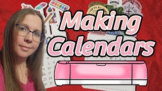 Lets make Calendars with Cricut Design Space [upl. by Dustie]