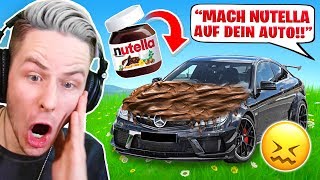 WENN ich DU WÄRE C63s AMG mit NUTELLA einschmieren [upl. by Bethany]