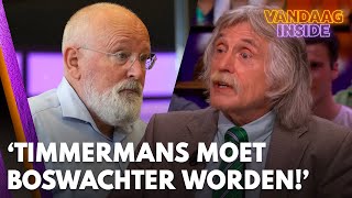 Johan stoort zich aan groene gek Frans Timmermans Hij moet boswachter worden  VANDAAG INSIDE [upl. by Acenom]