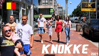 KNOKKE  BELGIUM Walking Tour 4k60fps مدينة كنوك  بلجيكا 2021 [upl. by Hcirteid301]