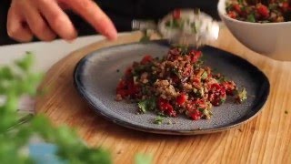 Lamb with Herbed Quinoa and Sumac Yoghurt  Tess Ward and Newton Faulkner [upl. by Annavahs]