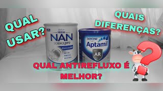 FÓRMULAS ANTIREFLUXO QUAL É A MELHOR NAN ESPESSAR OU APTAMIL AR  resenha [upl. by Opaline170]