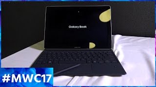 Galaxy Book de Samsung  l’iPad pro n’a qu’à bien se tenir  MWC 2017 [upl. by Kaden733]