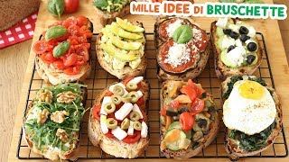 MILLE IDEE DI BRUSCHETTE PER LESTATE  Ricette Facili per tutti i Gusti  Italian Bruschetta [upl. by Alicec]