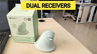 Review Mouse Vertical Dual Receivers Micropack [upl. by Ari]