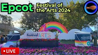 🔴Epcot Festival of the Arts 2024 🎨 [upl. by Nnel412]