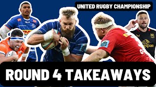 ROUND 4 TAKEAWAYS  UNITED RUGBY CHAMPIONSHIP [upl. by Danica]