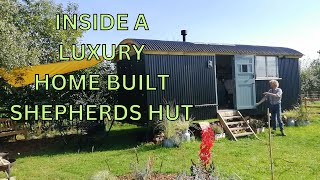 Look Inside a LUXURY HAND MADE SHEPHERDS HUT [upl. by Ilse]