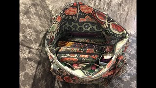 Whats in my Vera Bradley Glenna Bag amp Accessories [upl. by Sairu]