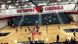 BR vs Reed City JV volleyball 101 [upl. by Enneyehc]