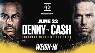 TYLER DENNY VS FELIX CASH WEIGH IN LIVESTREAM [upl. by Noteek]