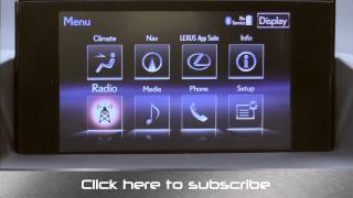 2014 Lexus CT 200h Hybrid Hatchback Infotainment Review [upl. by Atirabrab30]