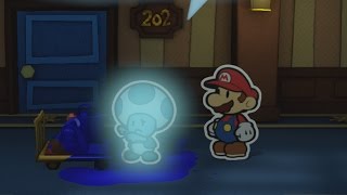 Dark Bloo Inn Mini Star 1  Paper Mario Color Splash Walkthrough [upl. by Enelyt331]