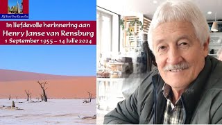 Begrafnisdiens Henry Janse van Rensburg  Vrydag 19 Julie 2024 om 1100  Ds Chris Olivier [upl. by Corinna]