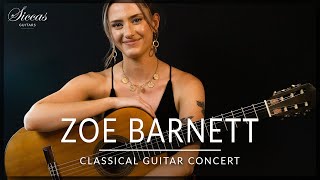 ZOE BARNETT  Online Guitar Concert  Persian Ballads Frederic Mompou  Siccas Guitars [upl. by Zere]