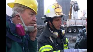 911 Jon Snow visits Ground Zero two months after the attack  Channel 4 News [upl. by Gladine]