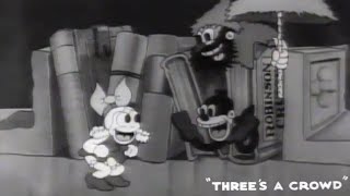 Threes a Crowd 1932 Warner Bros Merrie Melodies Cartoon Short Film  Review [upl. by Lugar]