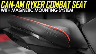 CanAm Ryker Combat Series Comfort Seat [upl. by Oilenroc]