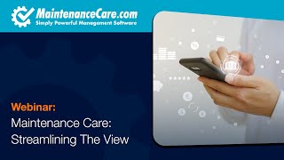 Maintenance Care Streamlining The View Work Order Software and CMMS [upl. by Cecilla]