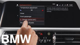 How to turn the climate control in your BMW on or off – BMW HowTo [upl. by Allan]