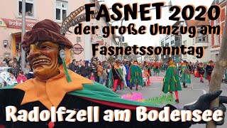 Radolfzell  Fasnet 2020  Der große Umzug am Fasnetssonntag [upl. by Sena]