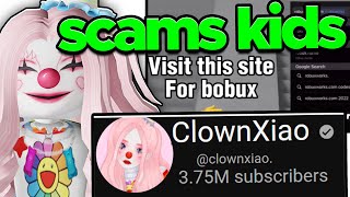 ClownXiao Exposed FOR SCAMMING KIDS [upl. by Timus238]