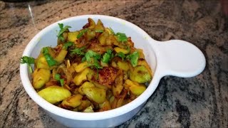 Kaddu de Sabzi  Summer Squash Recipe  Ghia Sabzi Recipe  Vegan Recipe [upl. by Annahsed]