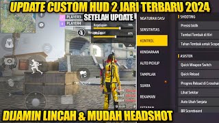 CUSTOM HUD 2 JARI FREE FIRE TERBARU SETELAH UPDATE 2024‼️CUSTOM HUD FF 2 JARI TERBAIK SETELAH UPDATE [upl. by Emoraj]