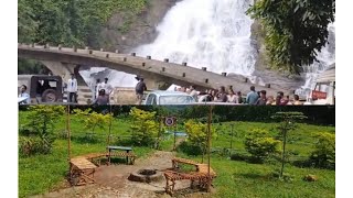 THUMBOORMUZHI CHARPPA WATERFALLS AND ATHIRAPPILLY WATERFALLS  HEAVY RAIN IN ATHIRAPPILLY [upl. by Yuhas]