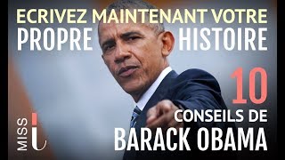 BARACK OBAMA  10 Conseils pour réussir discours sur la reussite en français [upl. by Ynor]