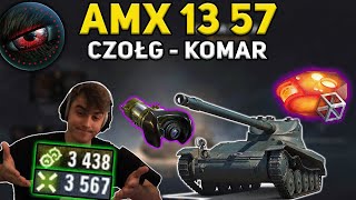 AMX 13 57  Maszyna do robienia DMG  spotowanie CAŁEJ drużyny przeciwnej nie jest zbyt opłacalne [upl. by Mickey]