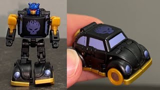 How to transform Dr Wu golden beetle Transformers shattered glass goldbug figure G1 bumblebee [upl. by Ryter]