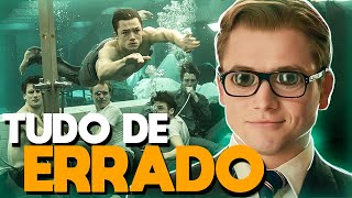 TODOS os ABSURDOS de KINGSMAN SERVIÇO SECRETO [upl. by Imray]