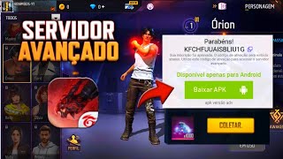 ✅ Como entrar no servidor avançado do free fire 😃 freefire ff [upl. by Ahsinrad]