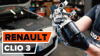 Hoe een ruitenwissermotor vervangen op een RENAULT CLIO 3 AUTODOCTUTORIAL [upl. by Anaeco631]