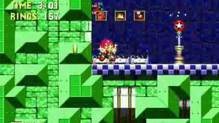 Sonic 3 amp Knuckles Project Angel Genesis  Longplay as quotKnucklesquot [upl. by Savell]