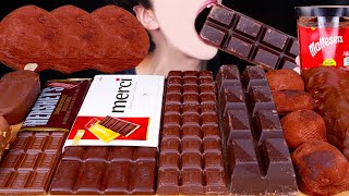 ASMR MAGNUM CHOCOLATE ICE CREAM MALTESERS NUTELLA TWIX MampMS DESSERT MUKBANG몰티져스 먹방 咀嚼音EATING SOUNDS [upl. by Allison672]